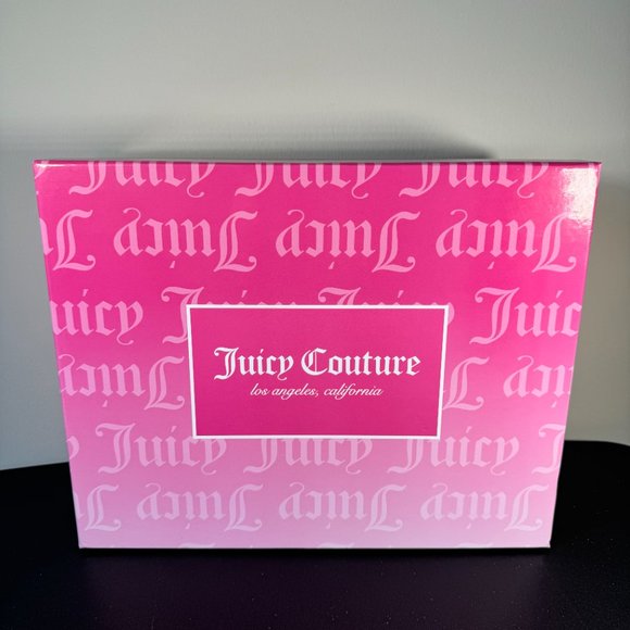 Juicy Couture Black Liquorice Mini Tote & Barrel Coin Purse Box Gift Set - NWT - Picture 6 of 6